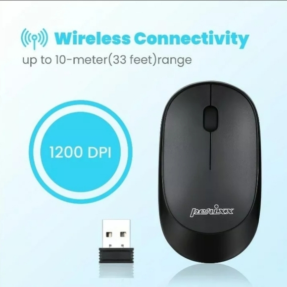 New, never used...Perixx PERIDUO-717 Wireless Standard Keyboard and Mouse Combo - Picture 8 of 8